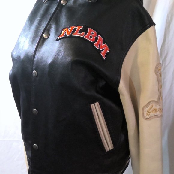 NLBM J-Head Collectors Vintage Leather Bomber XL
